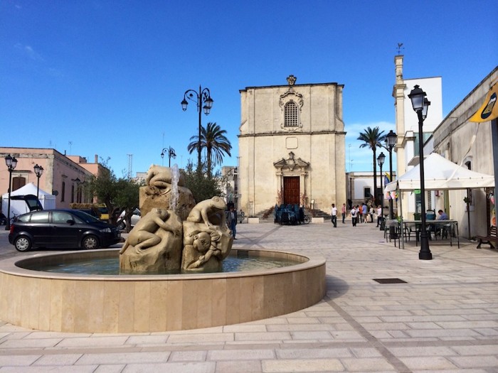 Il piccolo borgo di Borgagne e la località di Frassanito