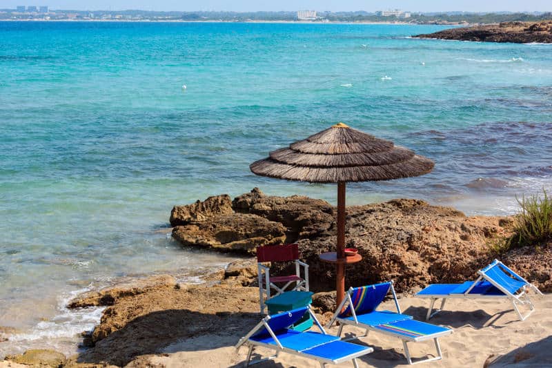 Punta Della Suina Una Delle Spiagge Più Belle Di Gallipoli