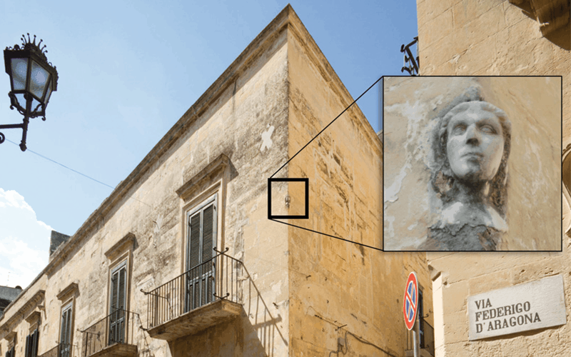La Leggenda della “faccina” nel centro storico di Lecce