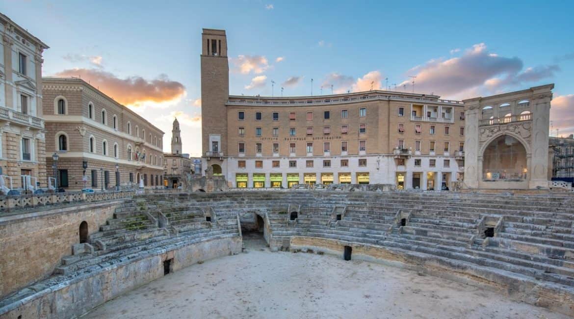 L’Anfiteatro Romano, in pieno centro a Lecce